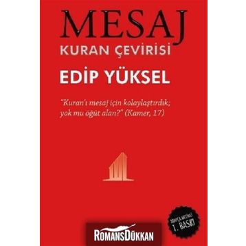 MESAJ KURAN ÇEVİRİSİ - EDIP YÜKSEL