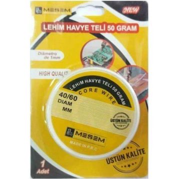 Meşem 1 mm 50 gr Lehim Teli