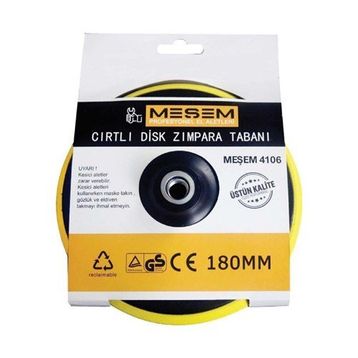 Meşem 180 mm Cırtlı Disk Zımpara Tabanı