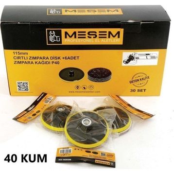 Meşem 6'Lı Cırtlı Zımpara Disk
