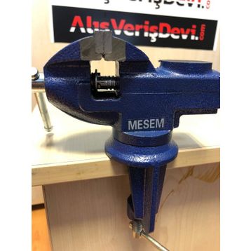 Meşem Mini 50 mm Dönerli Tezgah ve Masa Mengene
