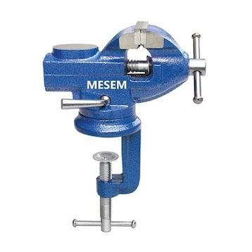 Meşem Mini 50 mm Dönerli Tezgah ve Masa Mengene