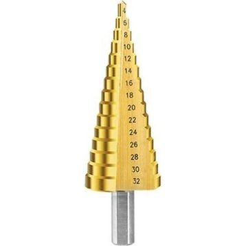 Meşem Tekli 4-32 mm Kademeli Matkap Ucu
