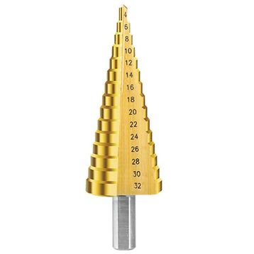 Meşem Tekli 4-32 mm Kademeli Matkap Ucu