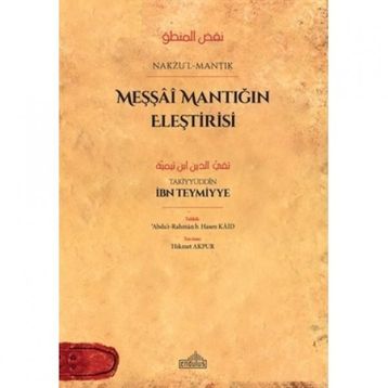 Meşşai Mantığın Eleştirisi Endülüs Yayınları