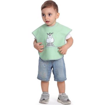 Messido Poli Yarım Kollu Erkek Mama Önlüğü