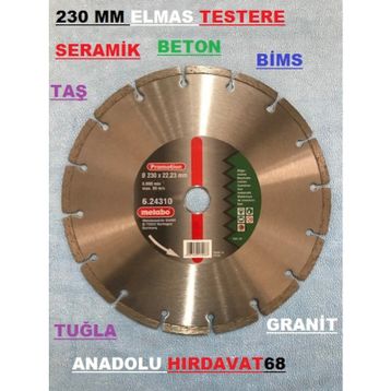 Metabo 230 mm Beton Kesici Seramik Granit Kesici Elmas Testere