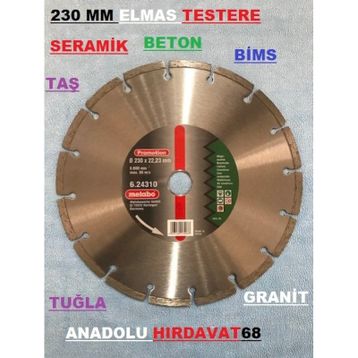 Metabo 230 mm Beton Kesici Seramik Granit Kesici Elmas Testere
