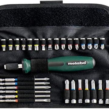 Metabo 626726000 30 Parça Bits Uç ve Vidalama Seti