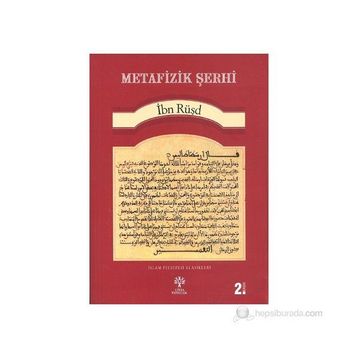 METAFIZIK ŞERHI - İBN RÜŞD