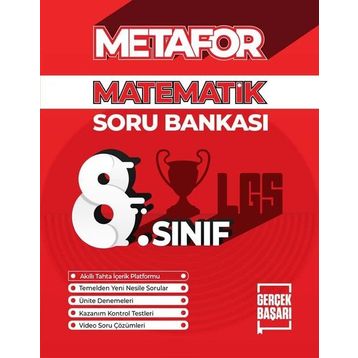 Metafor Yayınları 8. Sınıf Matematik Soru Bankası
