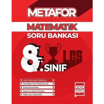 Metafor Yayınları 8. Sınıf Matematik Soru Bankası