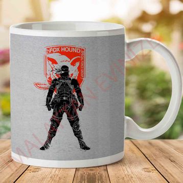 Metal Gear Solid Foxhound Big Boss Logo Baskılı Kupa
