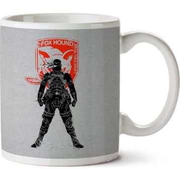 Metal Gear Solid Foxhound Big Boss Logo Baskılı Kupa