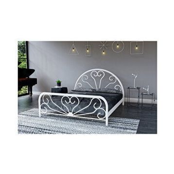 Metalia 150x200 cm Baby Çift Kişilik Beyaz Karyola