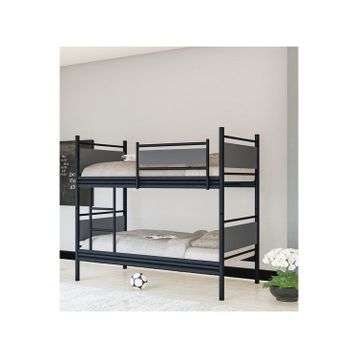 Metalia GM-128 Siyah Antrasit Gri Star Ahşap Metal Ranza