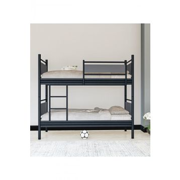 Metalia GM-128 Siyah Antrasit Gri Star Ahşap Metal Ranza
