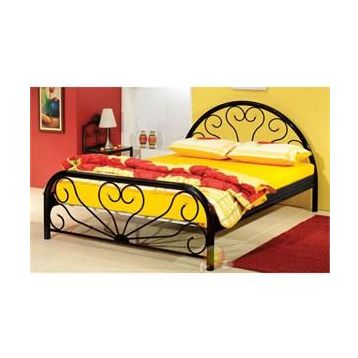 Metalia GM103 Baby Siyah 140x190 cm Çift Kişilik Metal Karyola