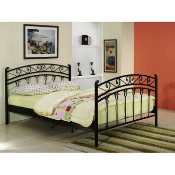 Metalia GM110 Aşiyan Siyah 160x200 CM Çift Kişilik Karyola