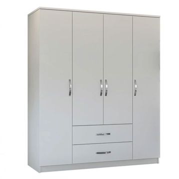 Metalia Smartline 4 Kapılı 2 Çekmeceli Gardrop