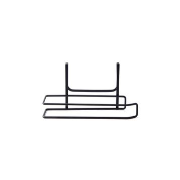 Metalife 26x7x13 cm Siyah Askılı Kağıt Havluluk