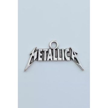 Metallica Gümüş Kaplama Kolye Ucu