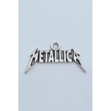 Metallica Gümüş Kaplama Kolye Ucu