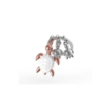 Metalmorphose Kaplumbağa Ailesi Anahtarlık
