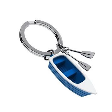 Metalmorphose MTM062-02 Mavi Beyaz Sandal Anahtarlık