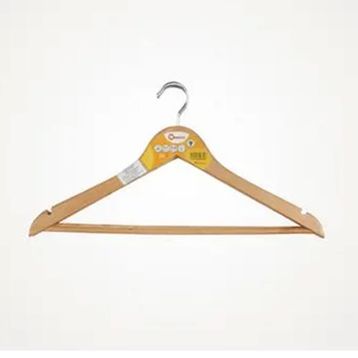 Metaltex 3 lü Naturel Ahşap Askı