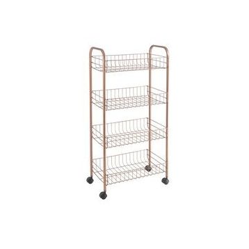 Metaltex Ascona Copper 4 Katlı Raf