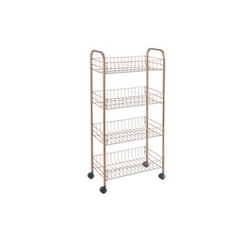 Metaltex Ascona Copper 4 Katlı Raf