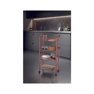 Metaltex Ascona Copper 4 Katlı Raf