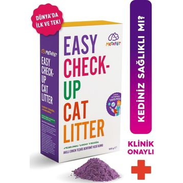 Metapet Hastalık Gösteren Erken Teşhis Kokusuz Organik Doğal Bentonit 1 kg Kedi Sağlığı Kumu