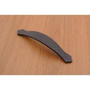 Metax Mat Siyah 128 mm Mobilya Kulpu
