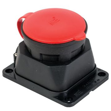 Mete 401032 3x25A 3P E Kauçuk Duvar Prizi
