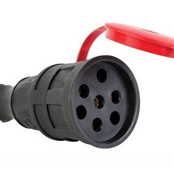 Mete 401042 3x25A 3P E Kauçuk Makine Prizi