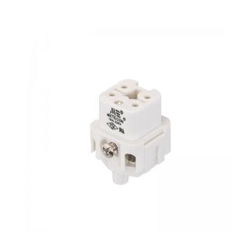 Mete Enerji 29012 5x10A 4P+E 220-240V Alüminyum Gövdeli Arka Girişli Priz Çekirdeği
