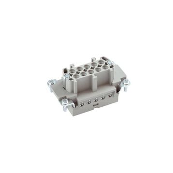 Mete Enerji 29020 10x16A 10P+E 400V Alüminyum Gövdeli Vida Bağlantılı Priz Çekirdeği