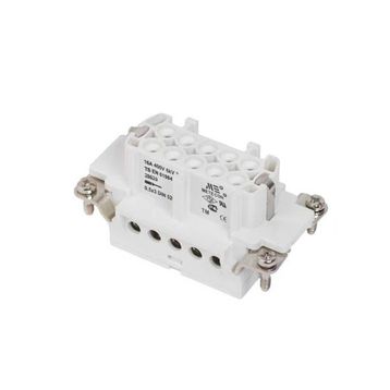 Mete Enerji 29020 10x16A 10P+E 400V Alüminyum Gövdeli Vida Bağlantılı Priz Çekirdeği
