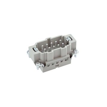 Mete Enerji 29021 10x16A 100P+E 400V Alüminyum Gövdeli Vida Bağlantılı Fiş Çekirdeği