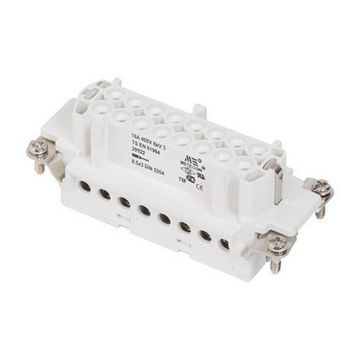 Mete Enerji 29022 16x16A 16P+E 400V Alüminyum Gövdeli Vida Bağlantılı Priz Çekirdeği