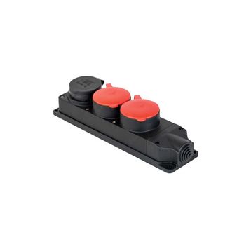 Mete Enerji 401051 3x25A 3P+E 380 415 Watt IP44 2li 3x25A 1li 1x16A Prizli Kauçuk Grup Priz