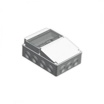 Mete Enerji 40203505 IP66 210x290 mm 10 Modül Gri Boş Kombinasyon Kutusu