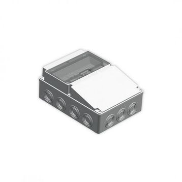 Mete Enerji 40203505 IP66 210x290 mm 10 Modül Gri Boş Kombinasyon Kutusu