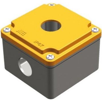 Mete Enerji 402600 IP67 80x80x73 Tekli Alüminyum Buton Kutusu