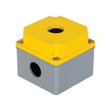 Mete Enerji 402600 IP67 80x80x73 Tekli Alüminyum Buton Kutusu