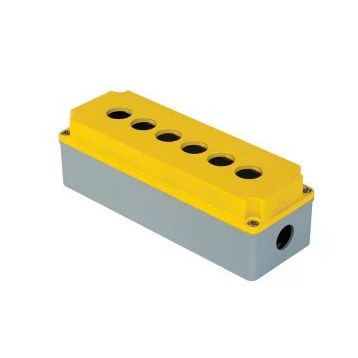 Mete Enerji 402631 80x230x73 IP67 6lı Alüminyum Buton Kutusu