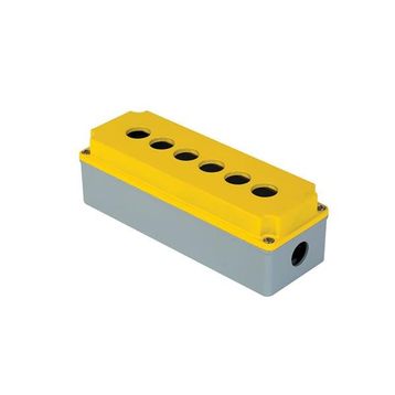 Mete Enerji 402631 80x230x73 IP67 6lı Alüminyum Buton Kutusu