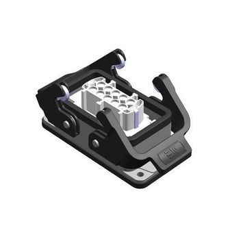 Mete Enerji 403020S 10x16A 10P+E 400V IP65 Alüminyum Gövdeli Metal Mandallı Makine Prizi